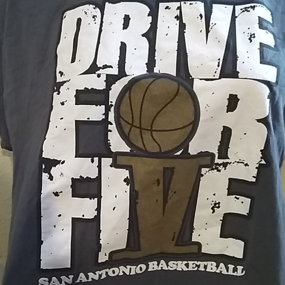 San Antonio Spurs Drive for Five Tee size XL - Picture 2 of 9